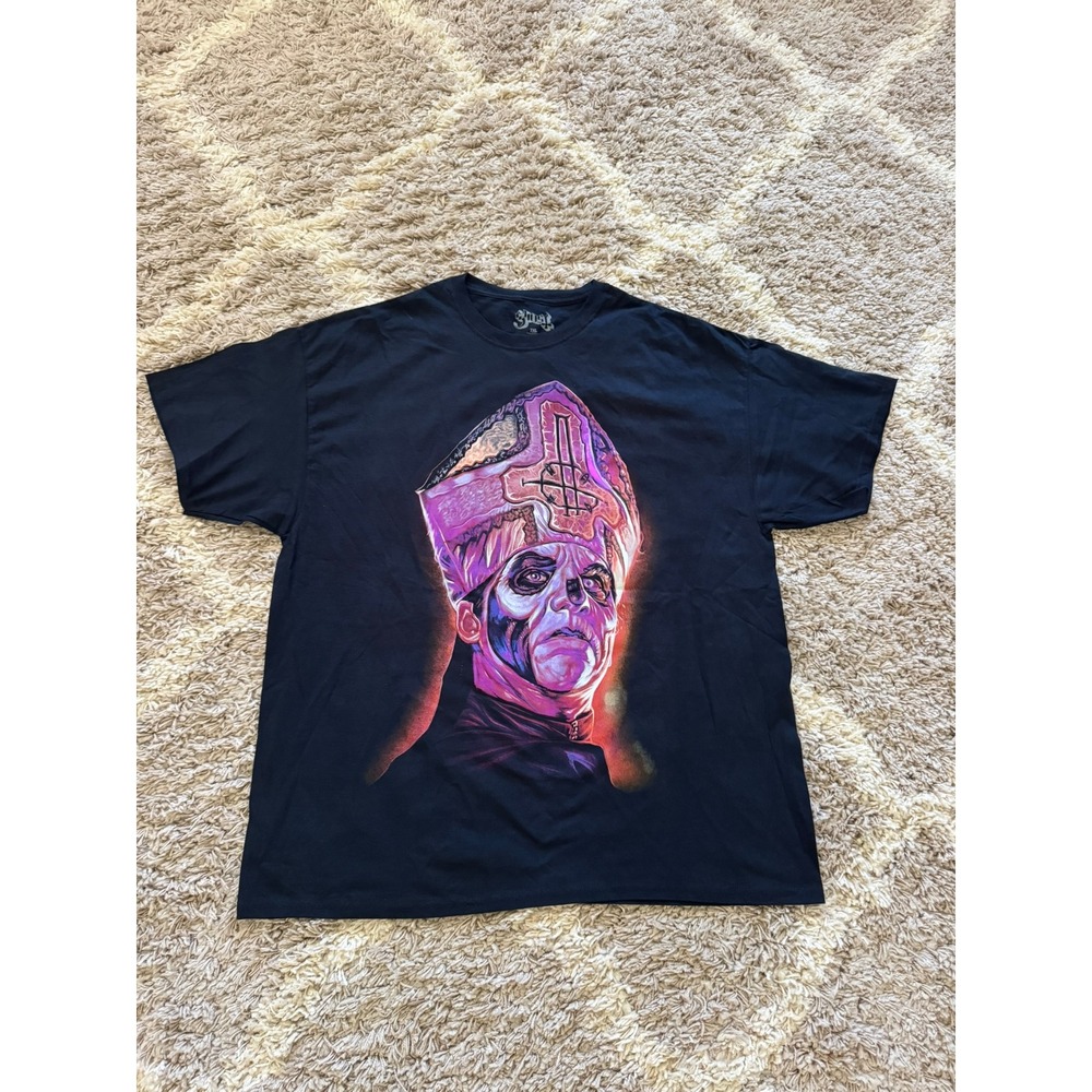 Ghost Band Papa Emeritus IV Graphic T-Shirt Black 2XL 2023 Official Merch